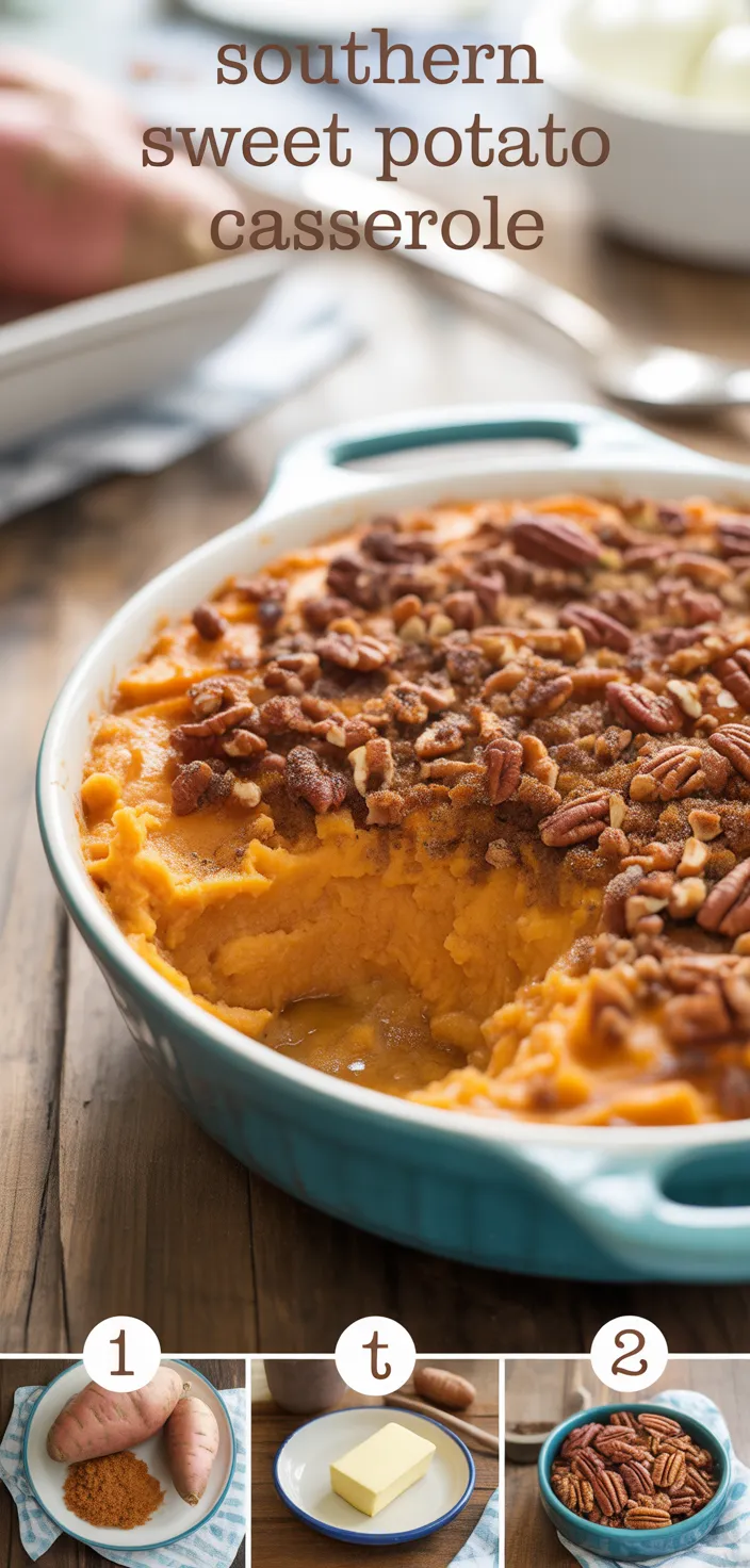 A photo of Southern Sweet Potato Casserole Recipe