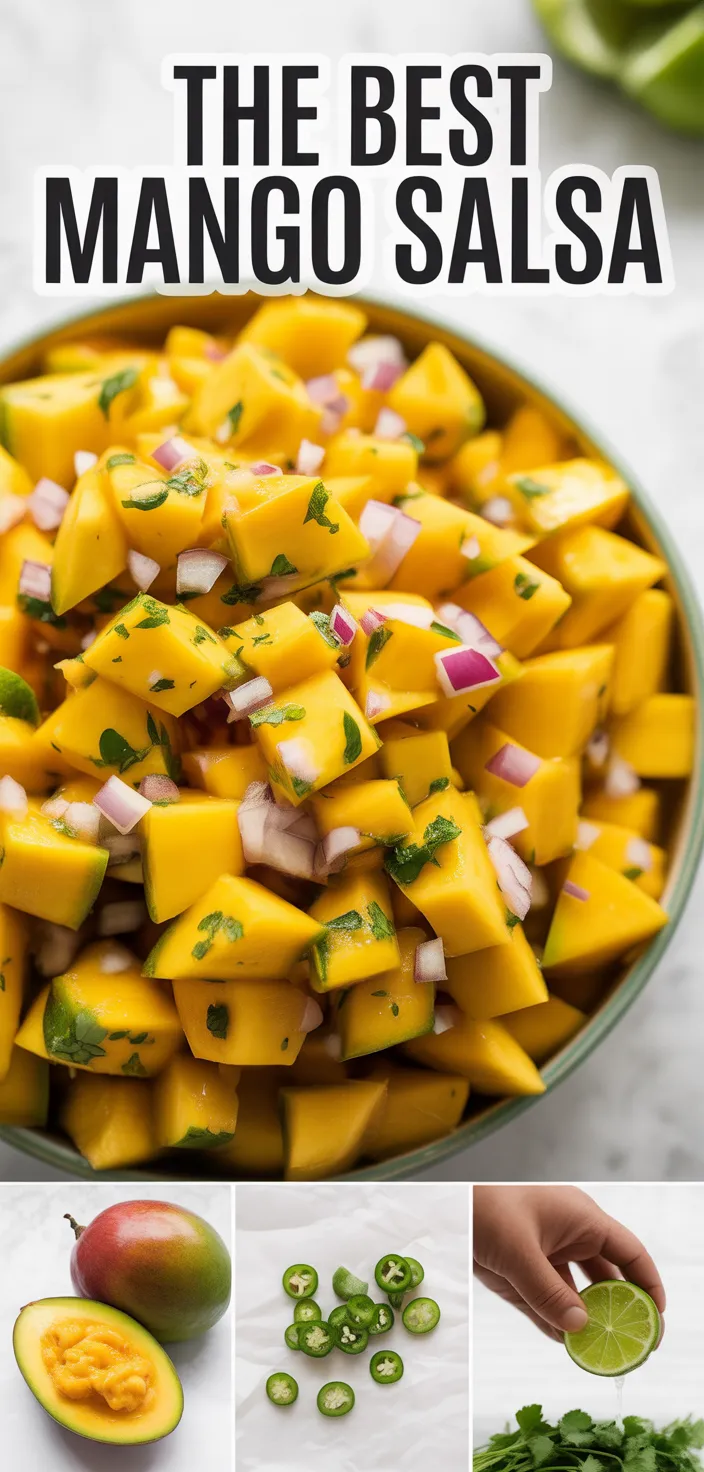 A photo of THE BEST MANGO SALSA Recipe