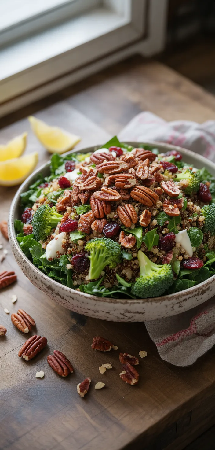 Ingredients photo for Cranberry Kale Quinoa Salad Recipe