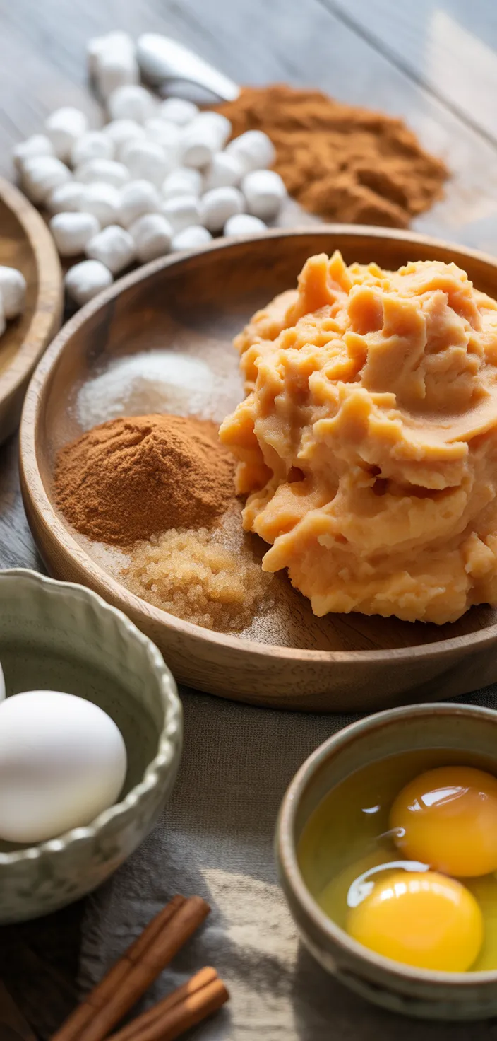 Ingredients photo for Easy Sweet Potato Casserole Recipe