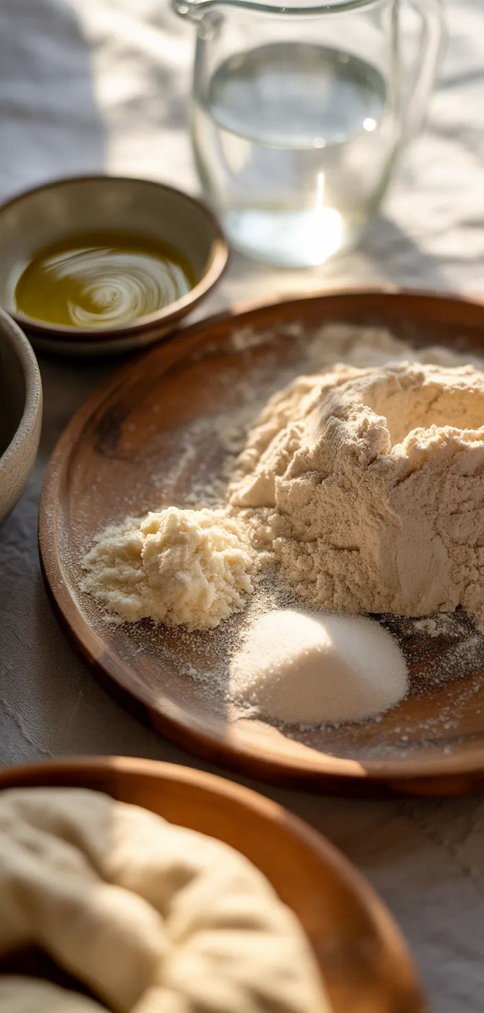 Ingredients photo for How To Make Pita Bread At Home Like A Pro Recipe