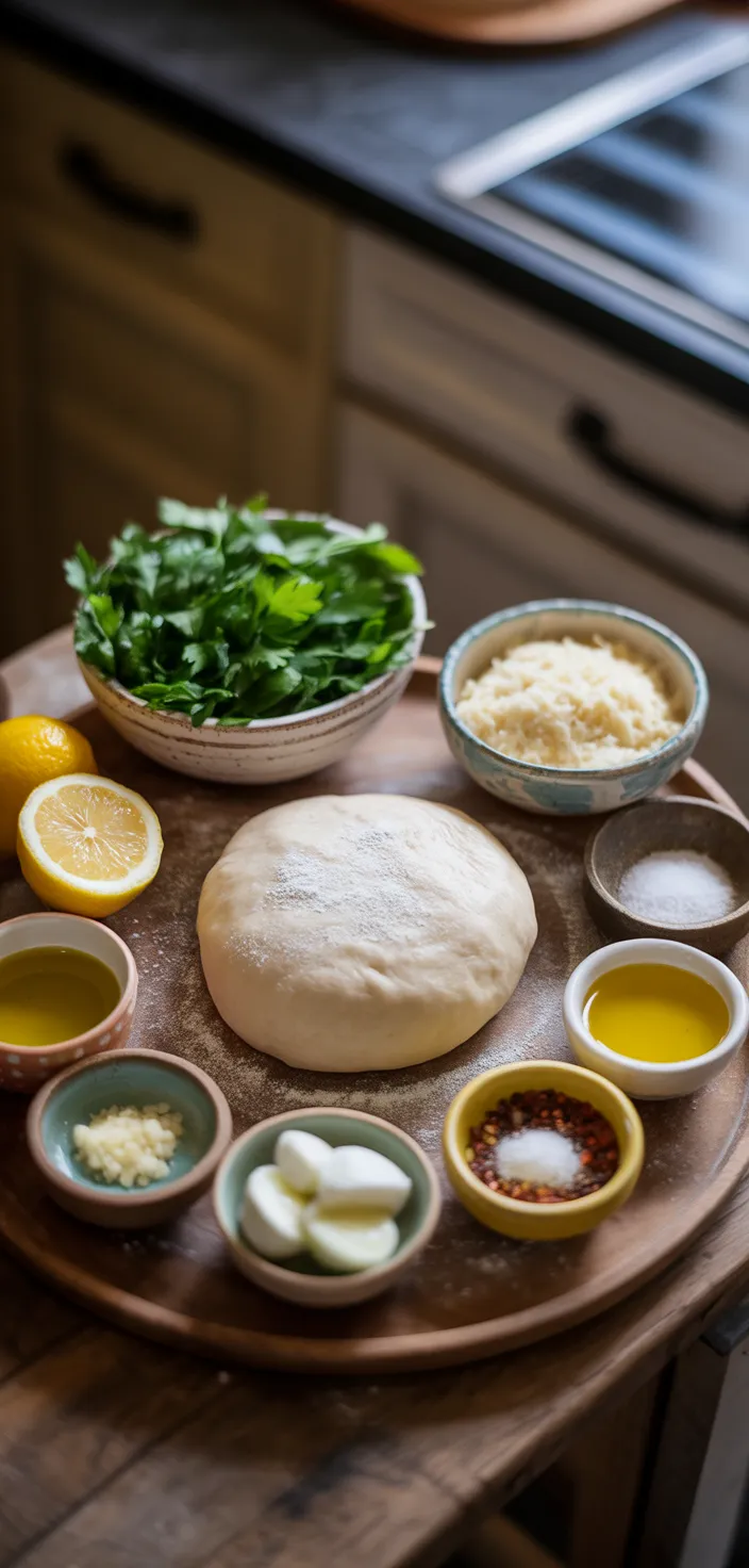 Ingredients photo for Lemon Pizza Recipe
