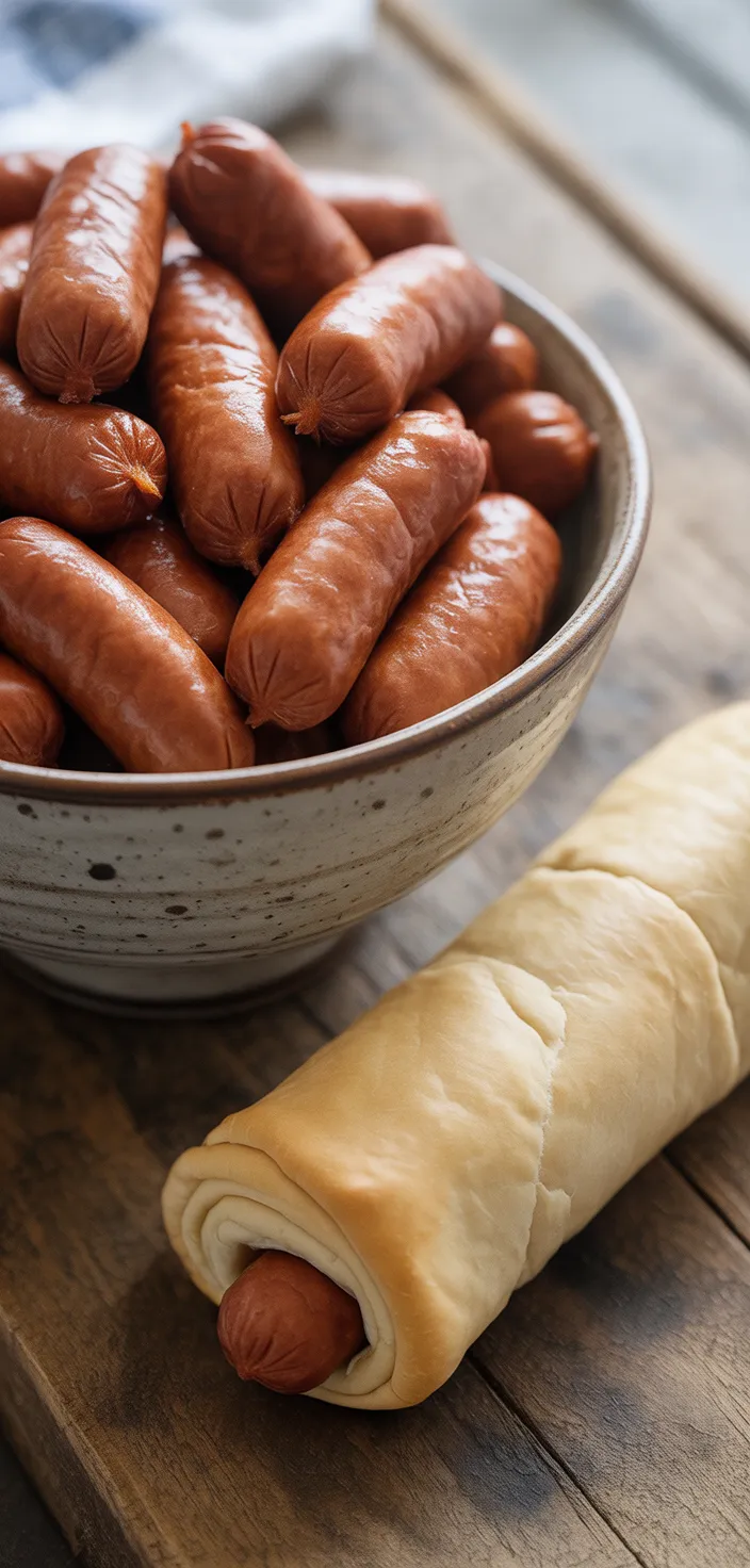 Ingredients photo for Little Smokies In A Blanket Recipe