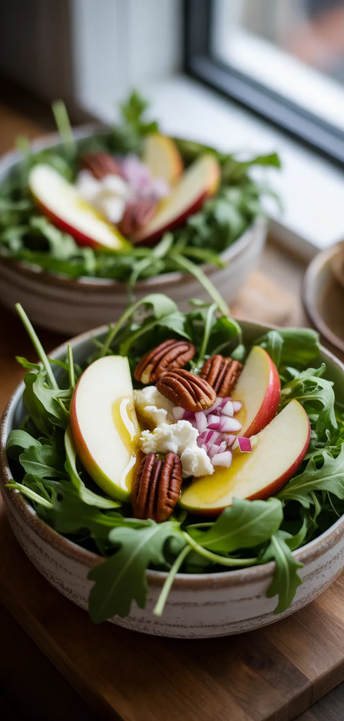 Ingredients photo for Simple Apple Arugula Salad Recipe
