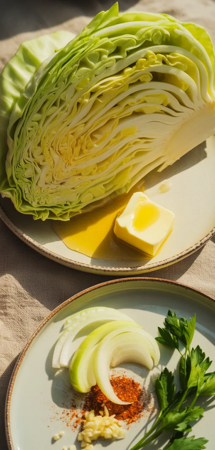 Ingredients photo for Simple Sautéed Cabbage Recipe