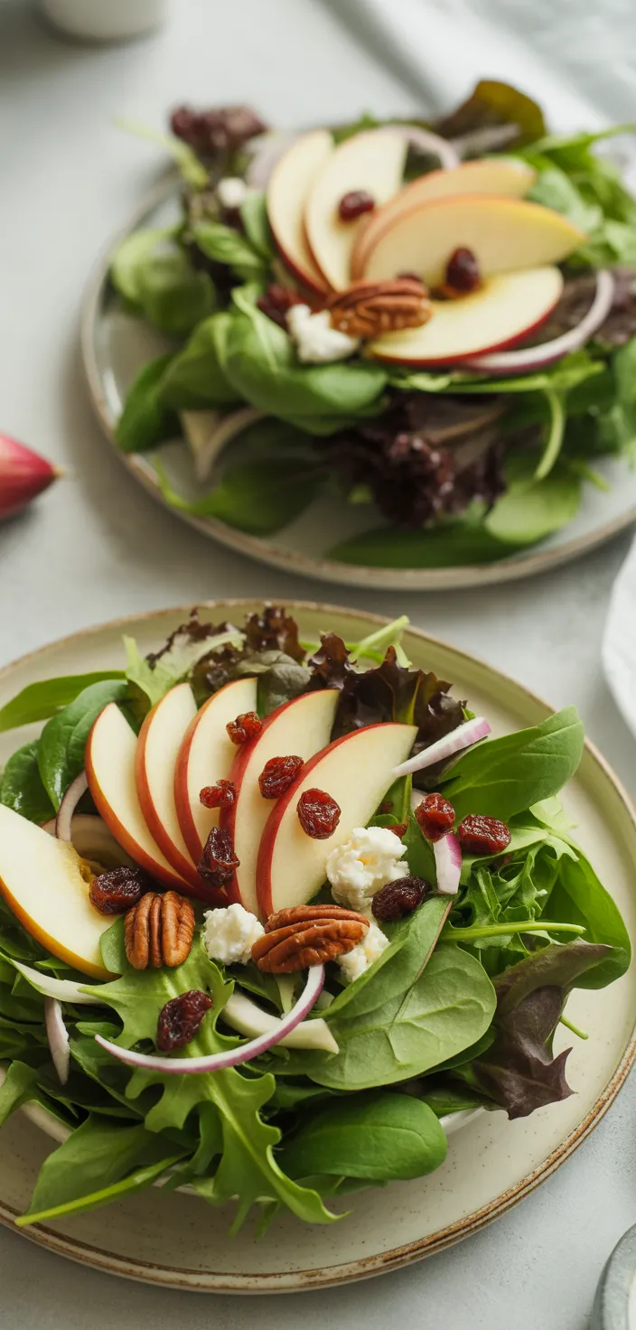 Ingredients photo for APPLE CRANBERRY PECAN SALAD Recipe