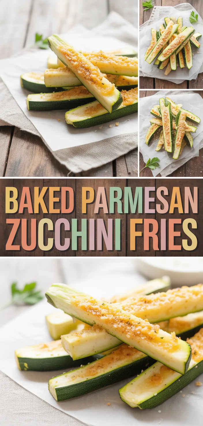 A photo of The Baked Parmesan Zucchini Fries To Make All Summer Long Recipe