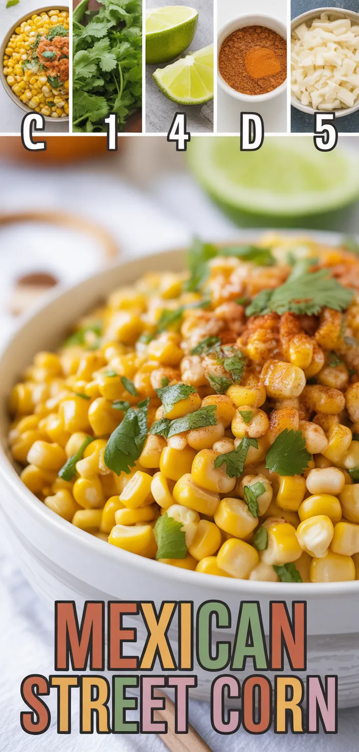 A photo of Vibrant Mexican Street Corn Salad: Perfect For Parties Recipe