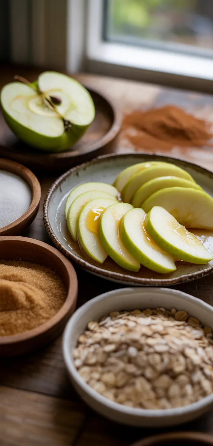 Ingredients photo for Apple Crumble Recipe
