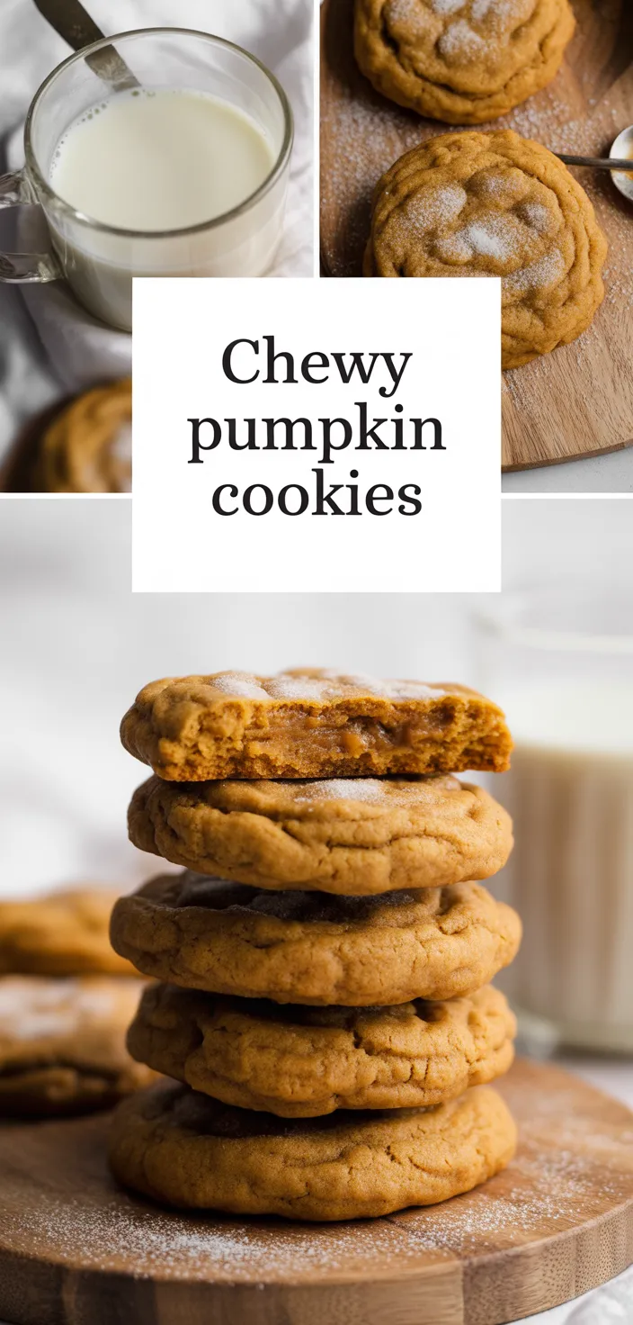 A photo of Chewy Pumpkin Cookies Recipe