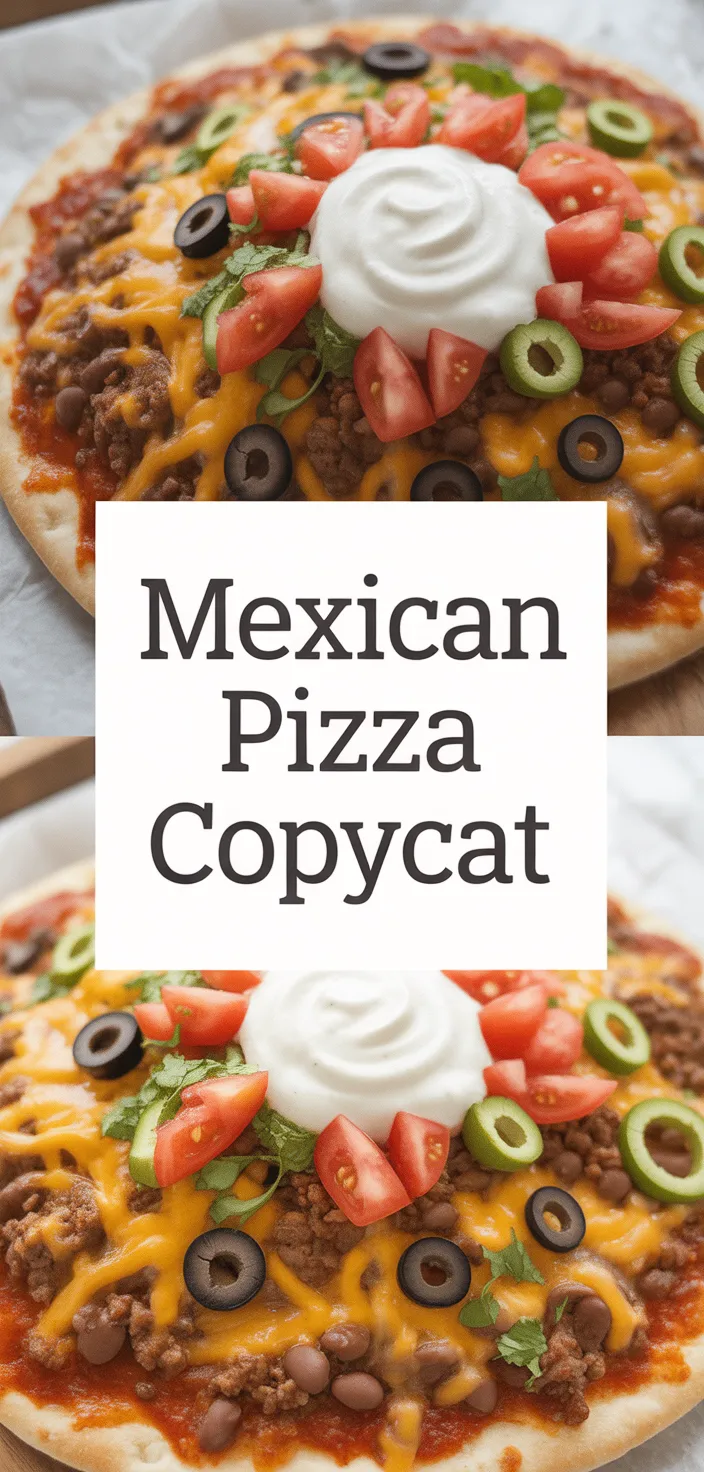 A photo of Mexican Pizza (Taco Bell Copycat Recipe)