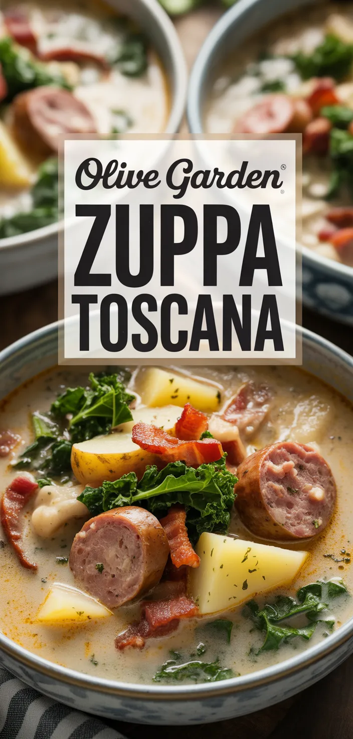 A photo of Olive Garden Zuppa Toscana Recipe