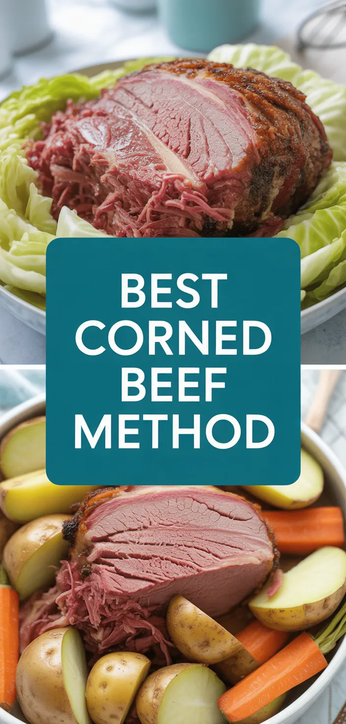 A photo of The BEST Way To Make Traditional Corned Beef! Recipe