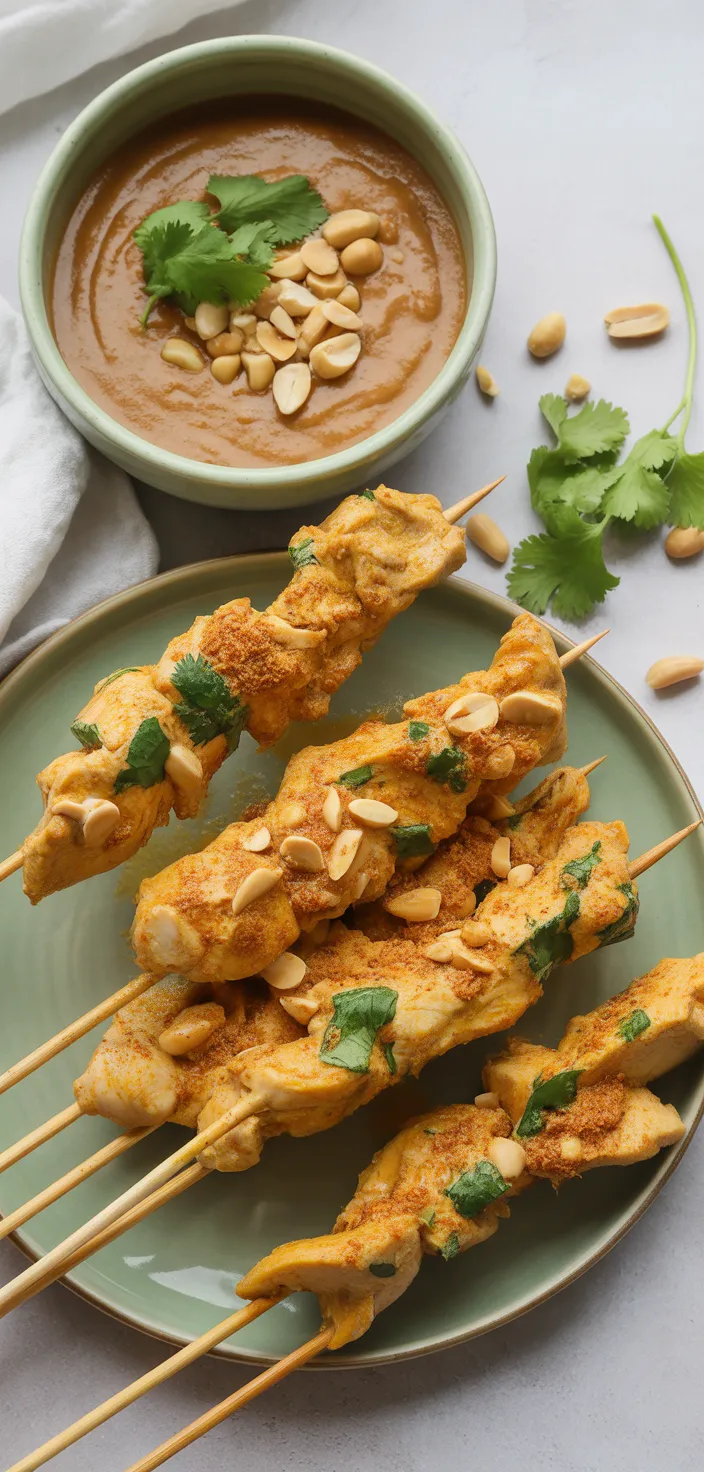 Ingredients photo for Chicken Satay With Peanut Sauce Recipe