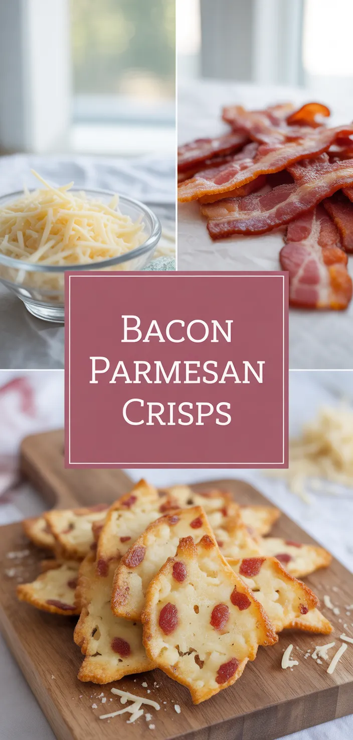 A photo of Bacon Parmesan Crisps Recipe