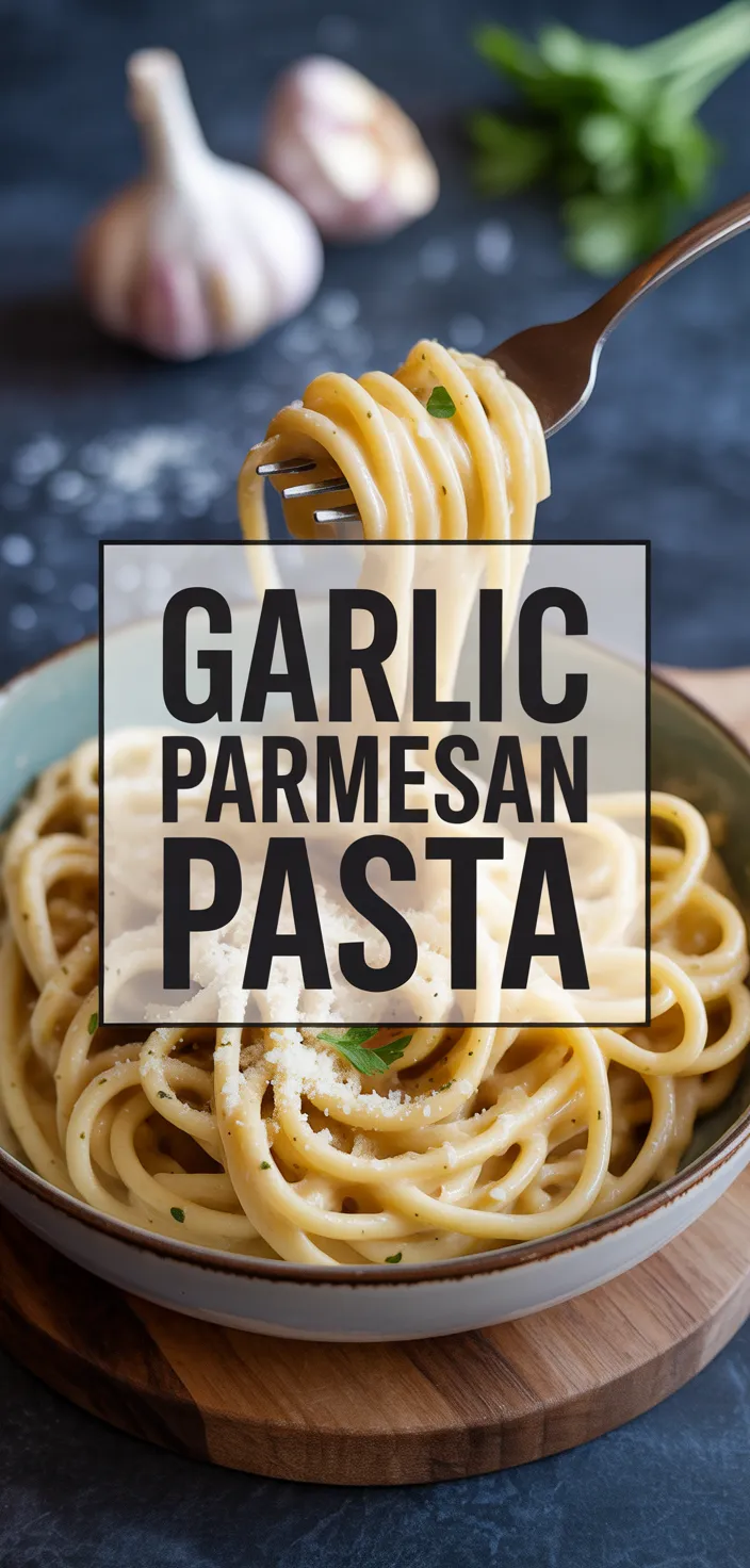 A photo of Garlic Parmesan Pasta Recipe