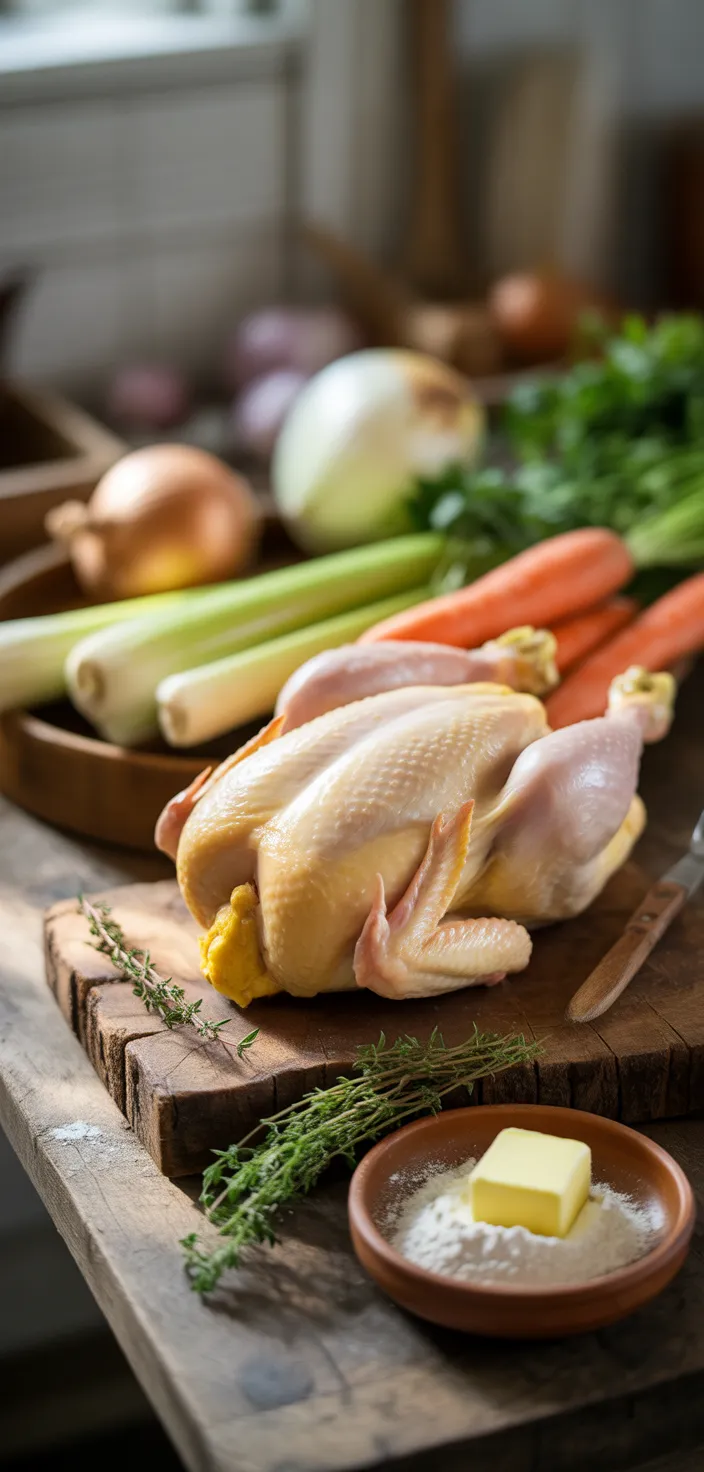 Ingredients photo for Old Fashioned Chicken And Dumplings Recipe