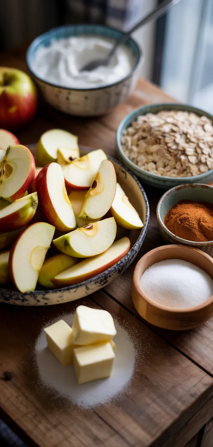 Ingredients photo for Easy Apple Crisp Recipe