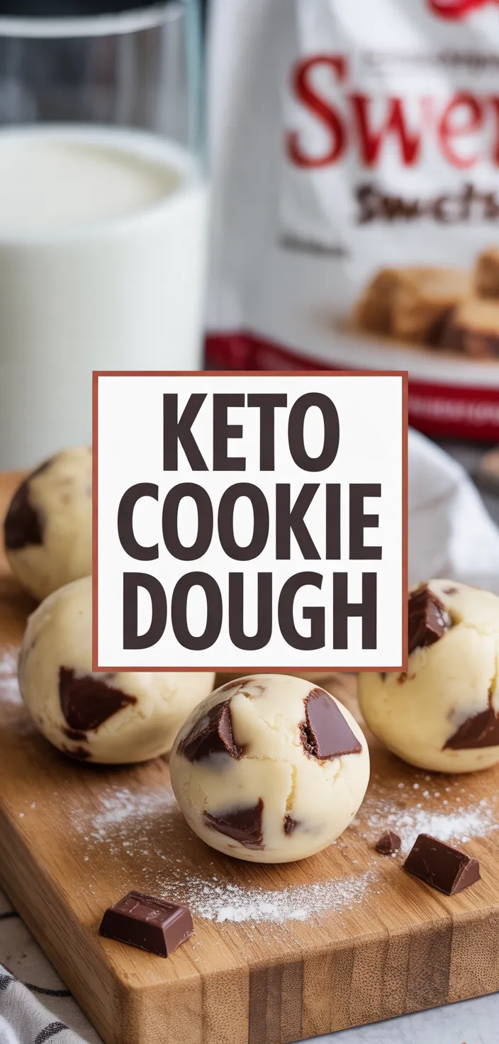 A photo of Keto Chocolate Chip Cookie Dough Fat Bombs Recipe