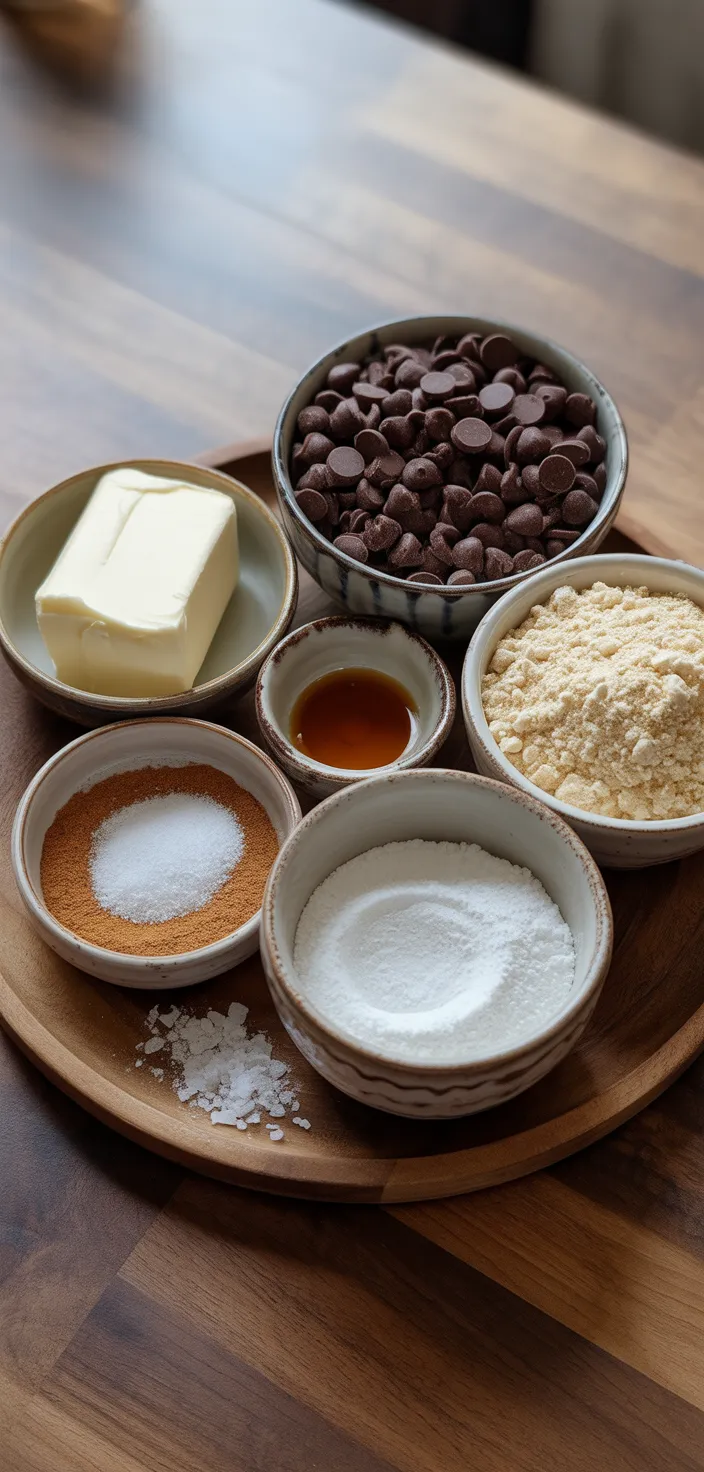 Ingredients photo for Keto Chocolate Chip Cookie Dough Fat Bombs Recipe