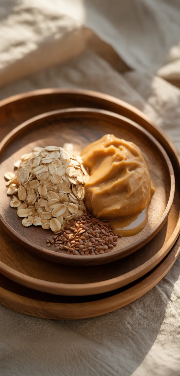 Ingredients photo for Peanut Butter & Oatmeal No Bake Dog Treats: A Simple Healthy Recipe