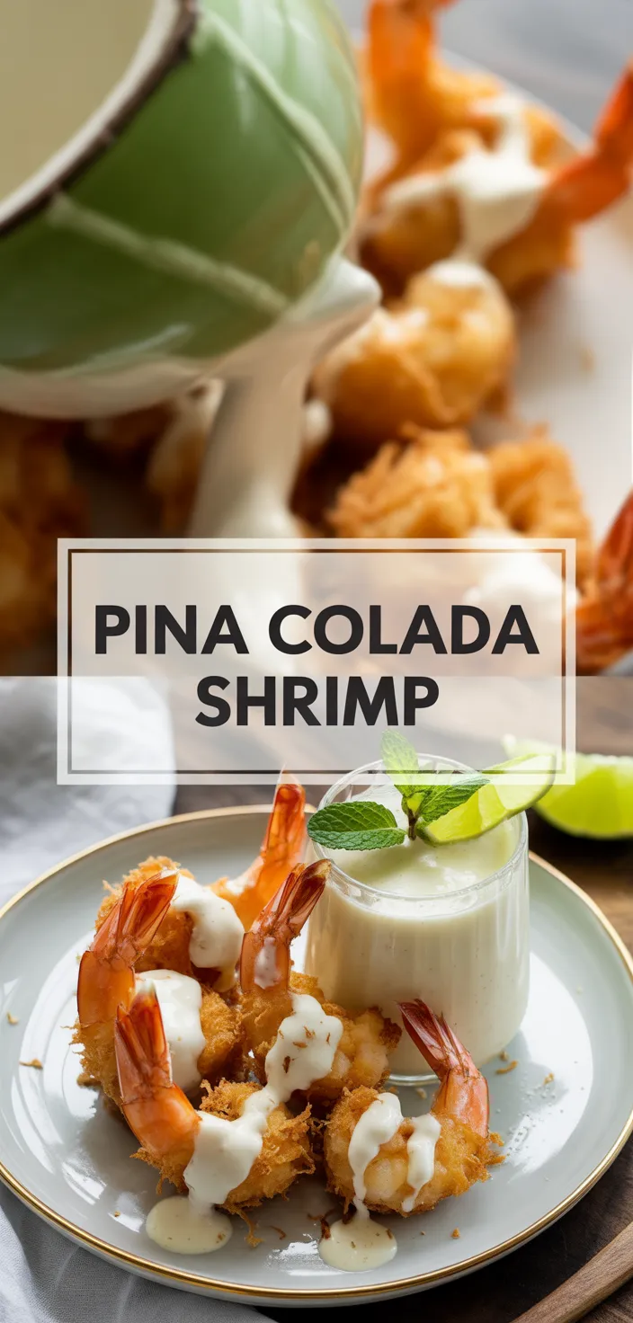 A photo of Coconut Shrimp Recipe With Pina Colada Sauce
