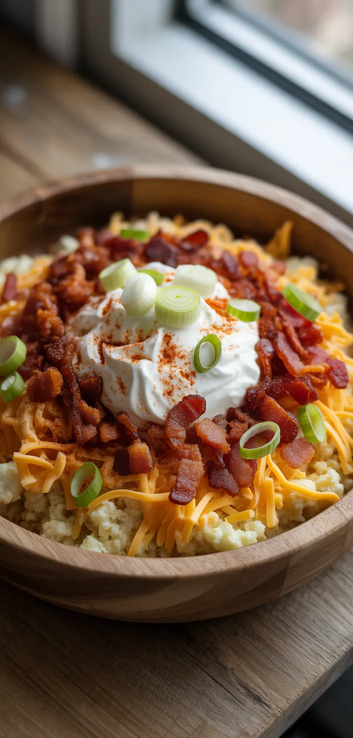 Ingredients photo for Loaded Rice Cauliflower Recipe