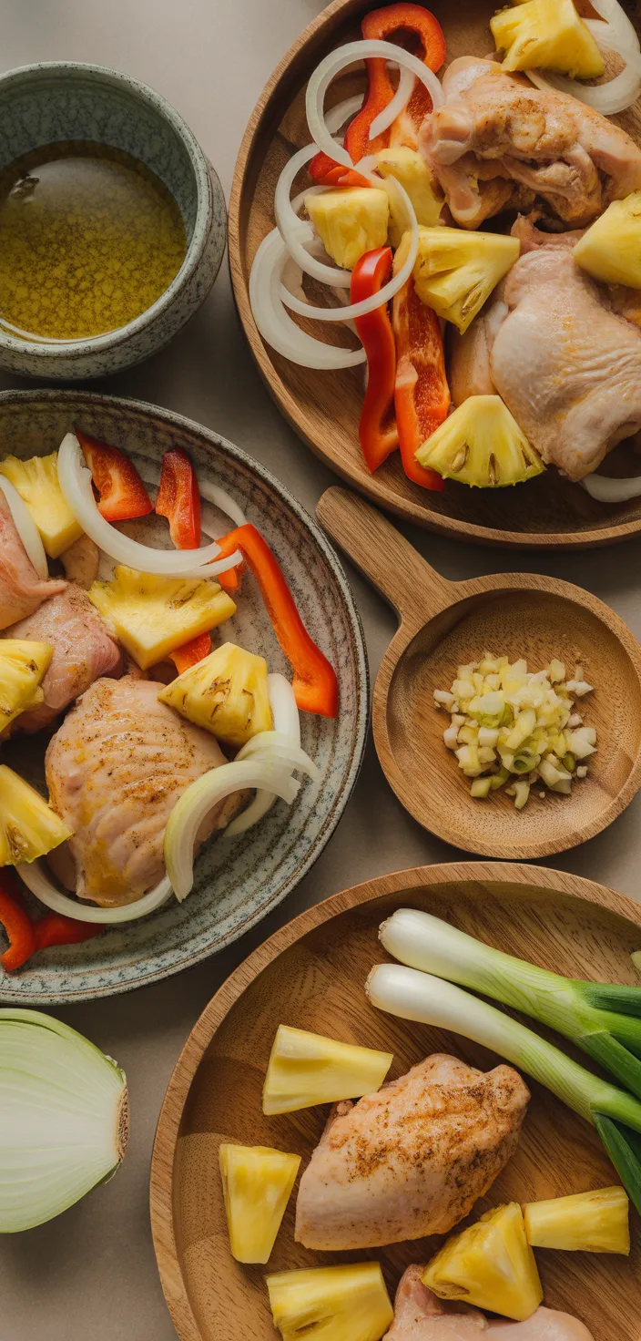 Ingredients photo for Pineapple Chicken Recipe