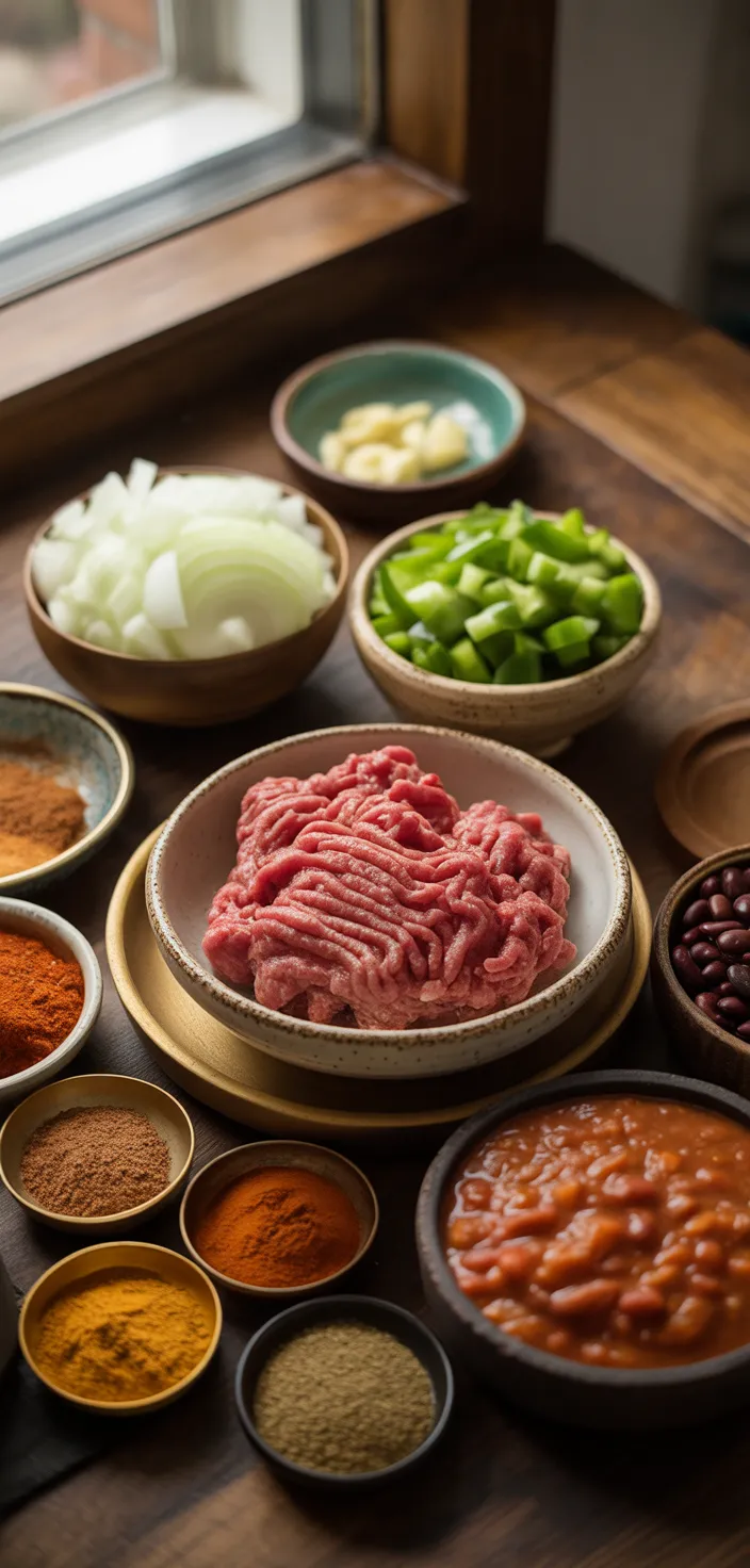Ingredients photo for The Best Classic Chili Recipe