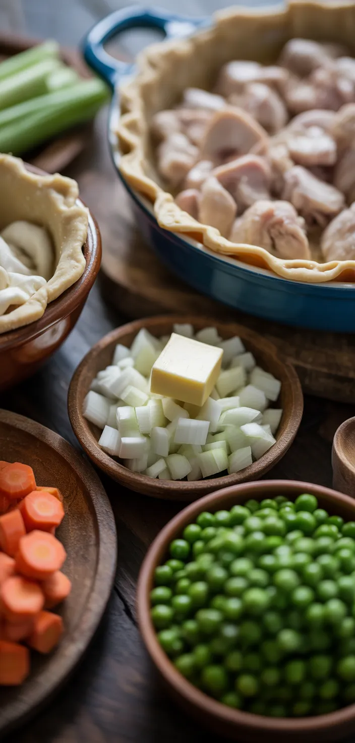 Ingredients photo for BEST Chicken Pot Pie Recipe