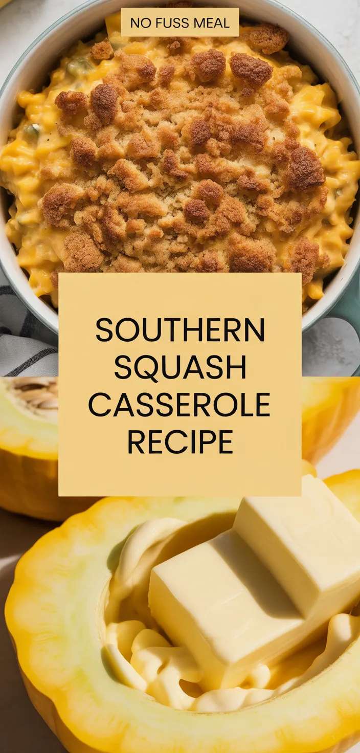 A photo of Southern Squash Casserole Recipe