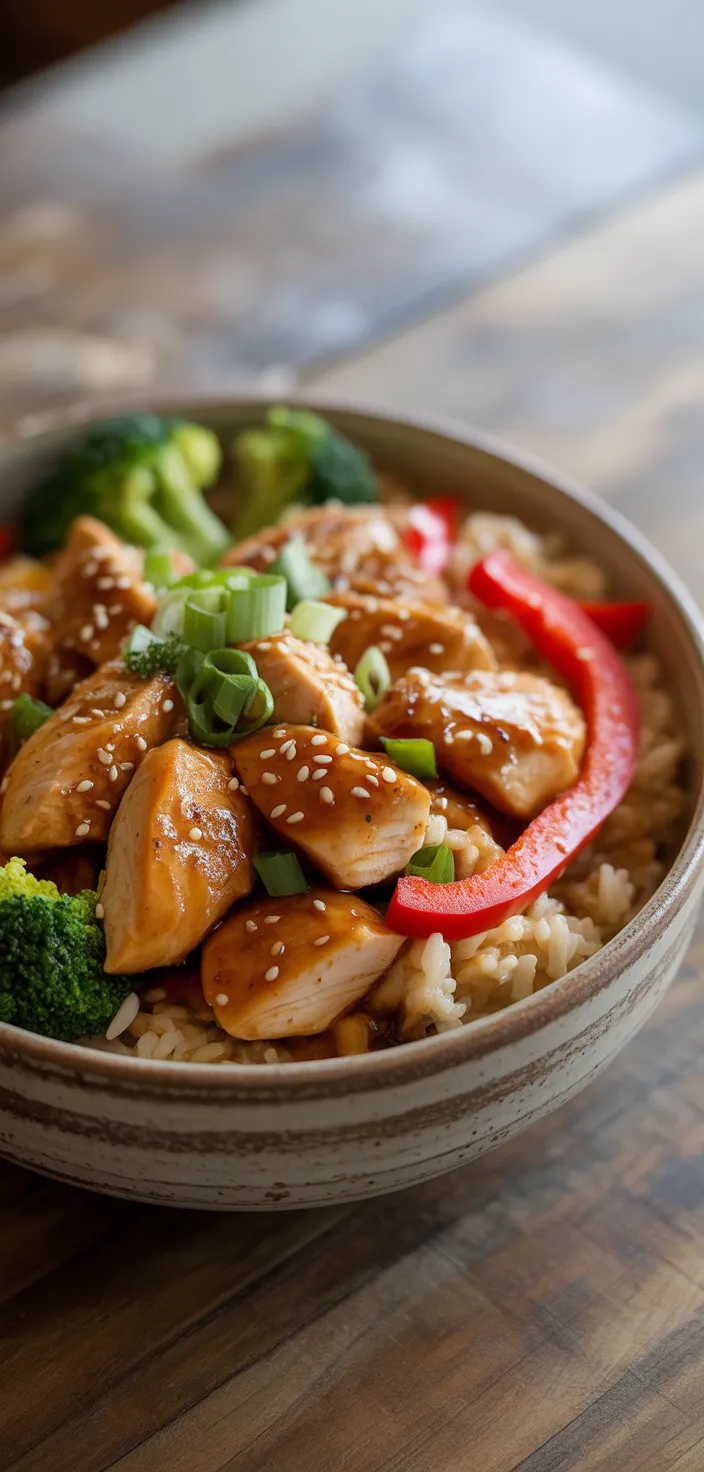 Ingredients photo for Delicious Teriyaki Chicken Rice Bowl For Busy Nights Recipe