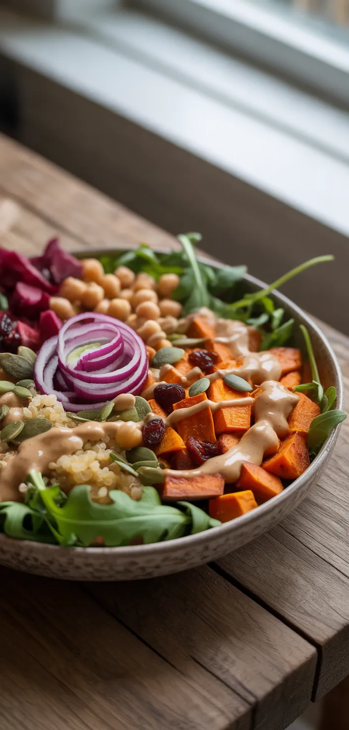 Ingredients photo for Vegan Autumn Harvest Bowl Recipe