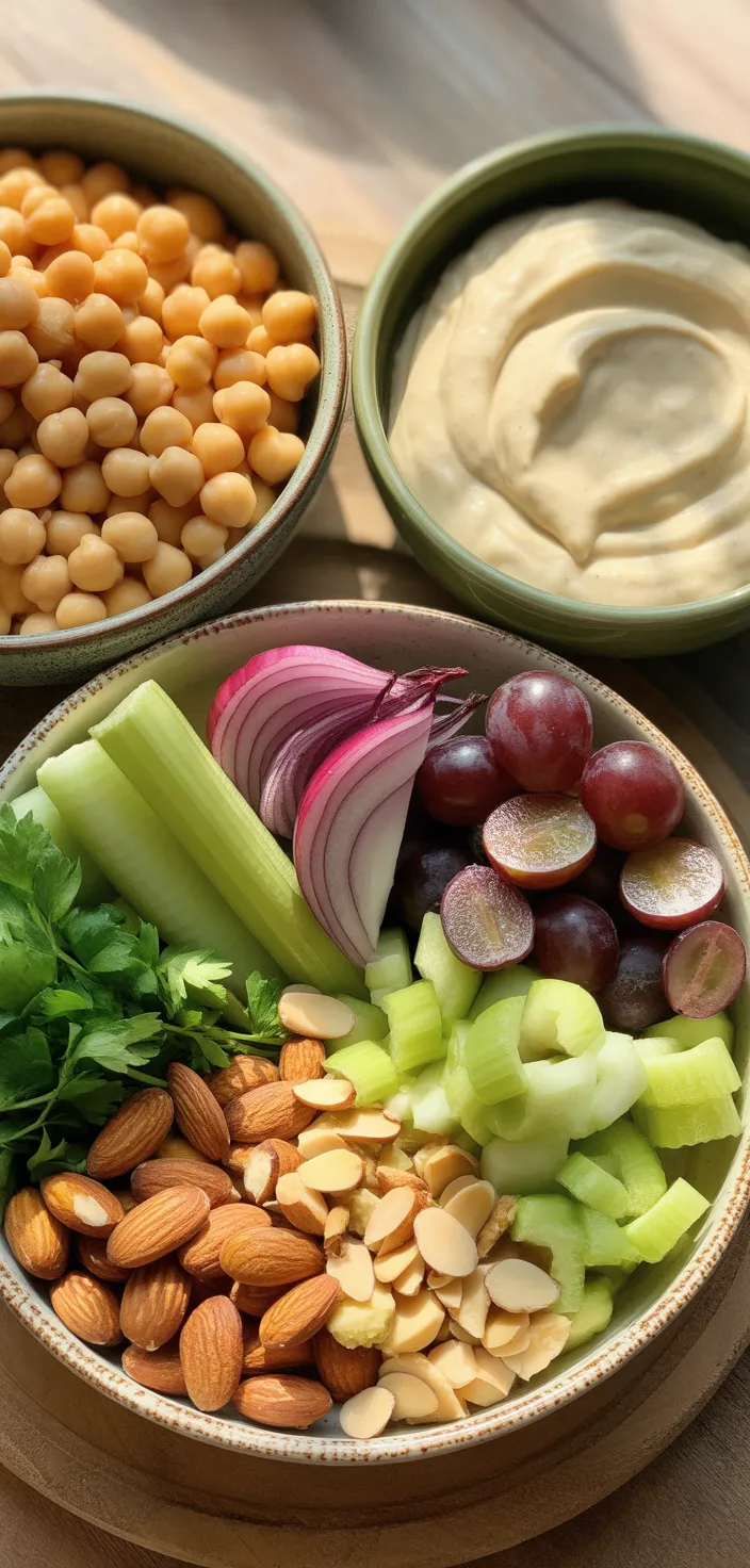 Ingredients photo for Vegan Chicken Salad Recipe