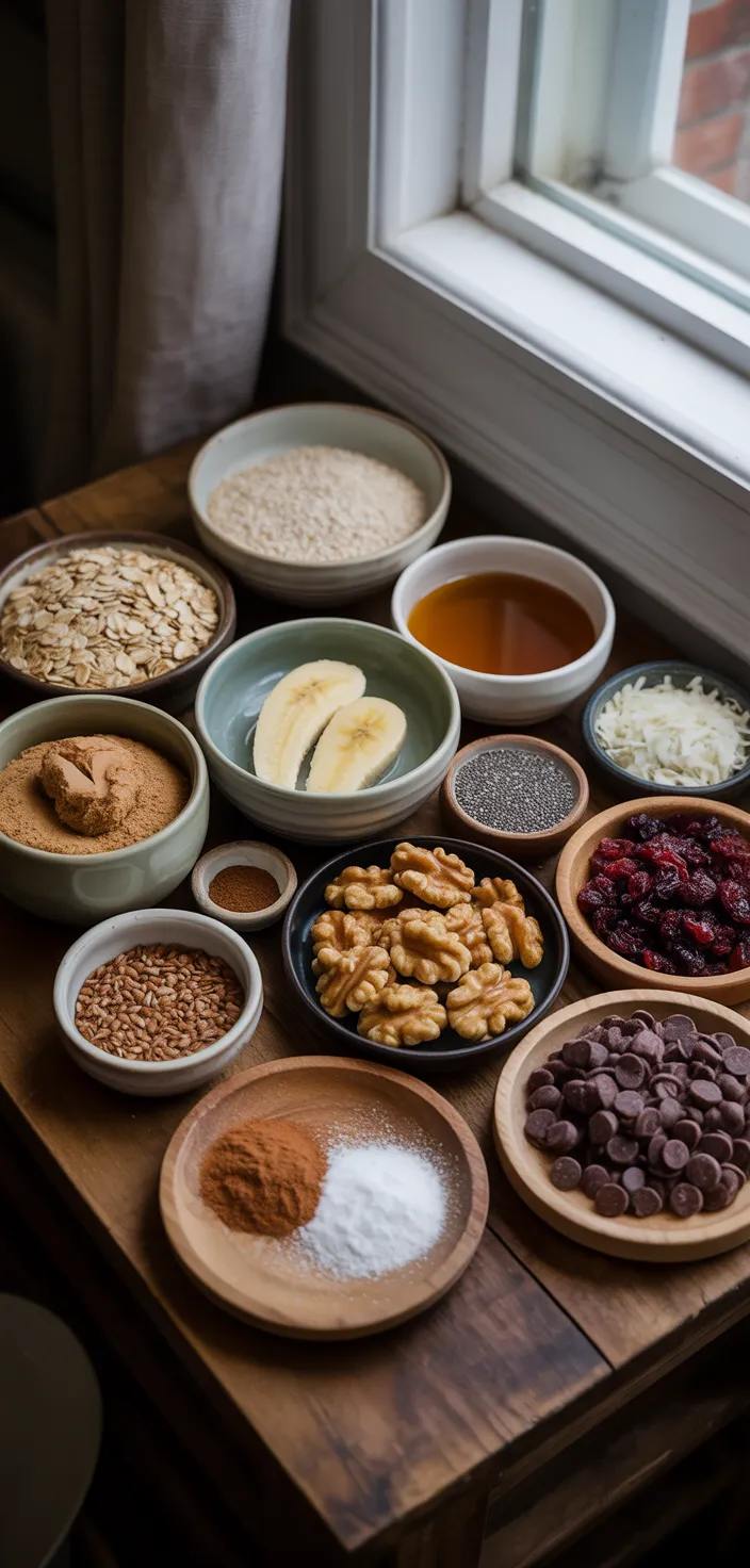 Ingredients photo for Superfood Breakfast Cookies Recipe