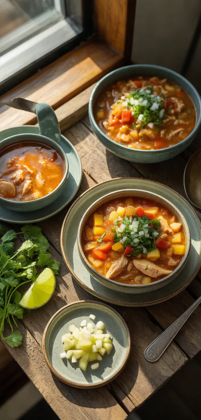 Ingredients photo for High Protein Chicken Taco Soup Recipe