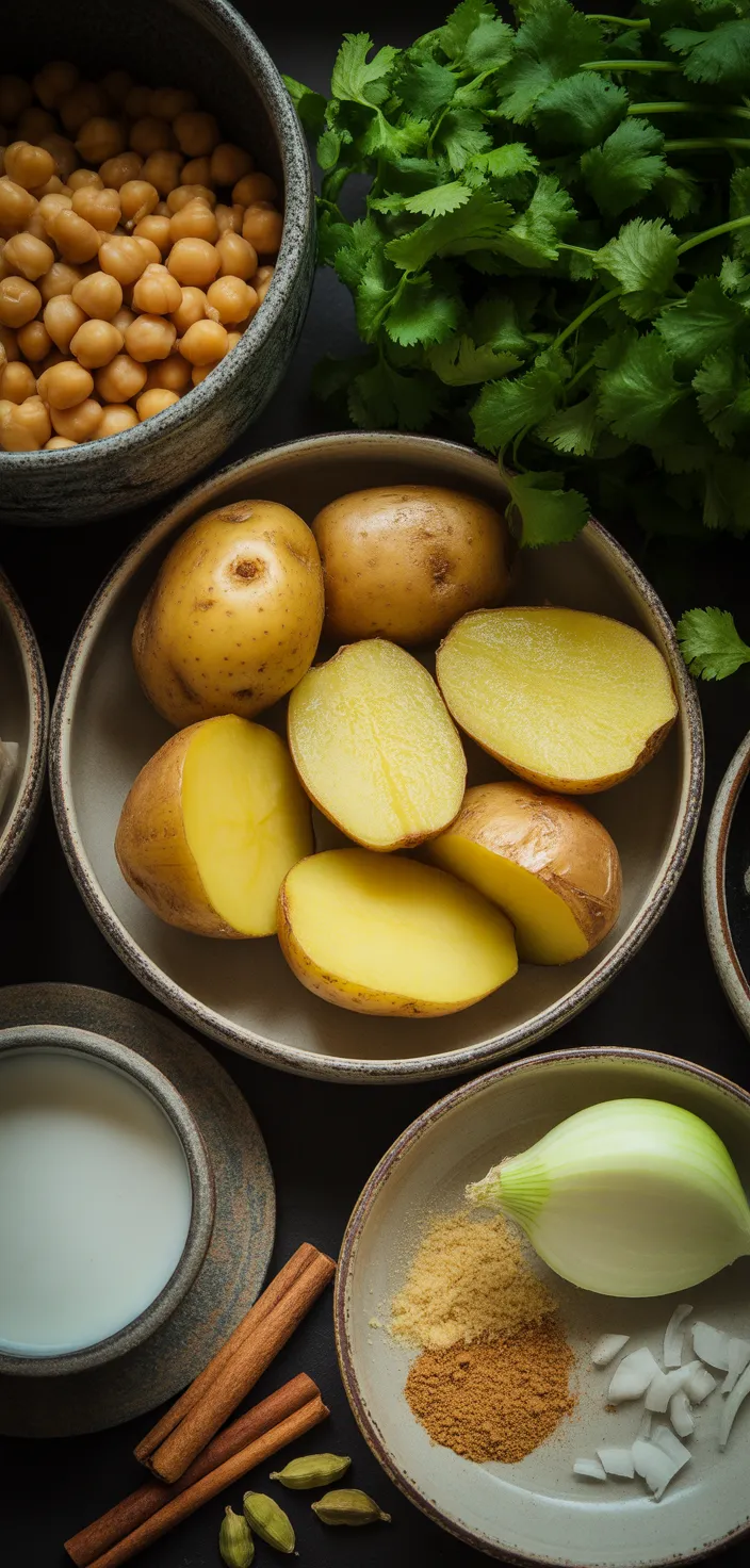 Ingredients photo for Massaman Curry With Roasted Potatoes Recipe