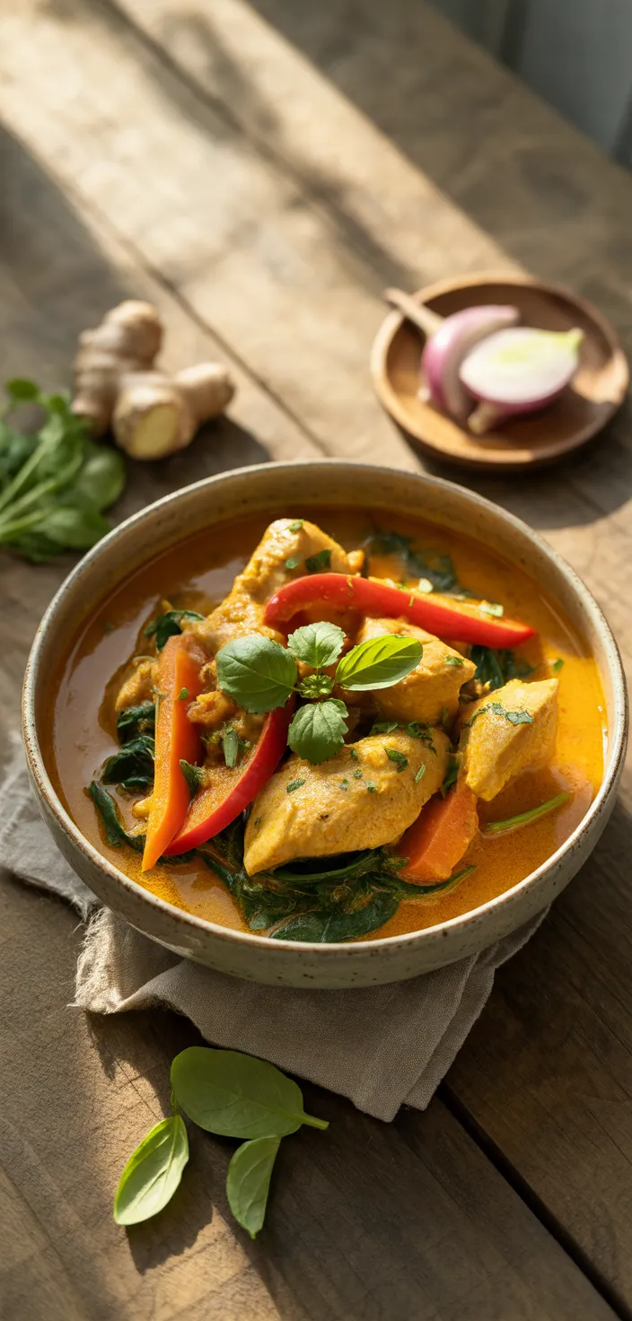 Ingredients photo for Pumpkin Thai Chicken Curry Recipe