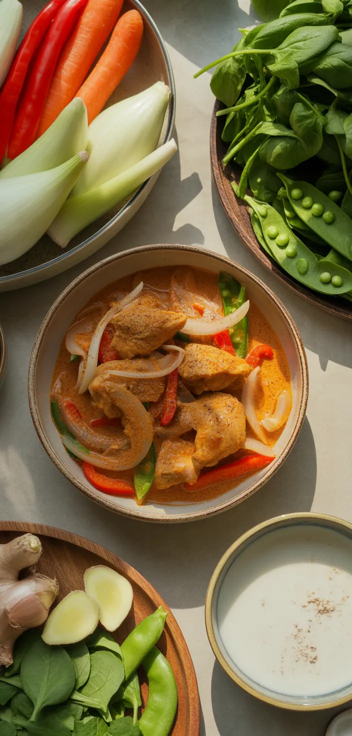 Ingredients photo for Red Thai Curry Recipe